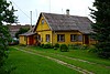 Kernavė, Lithuania: Yellow House